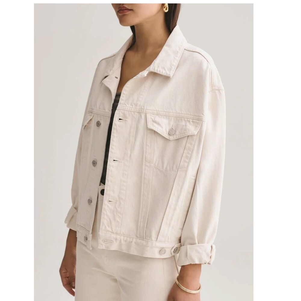 AGOLDE Charli Jacket in Paper Size SMALL